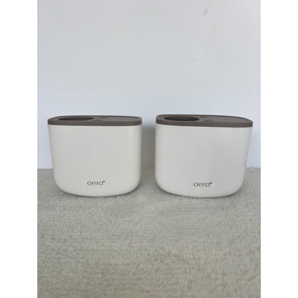 Set of 2 Aera Mini Smart Home Fragrance Diffuser Plug-In White Grey Model AG04
